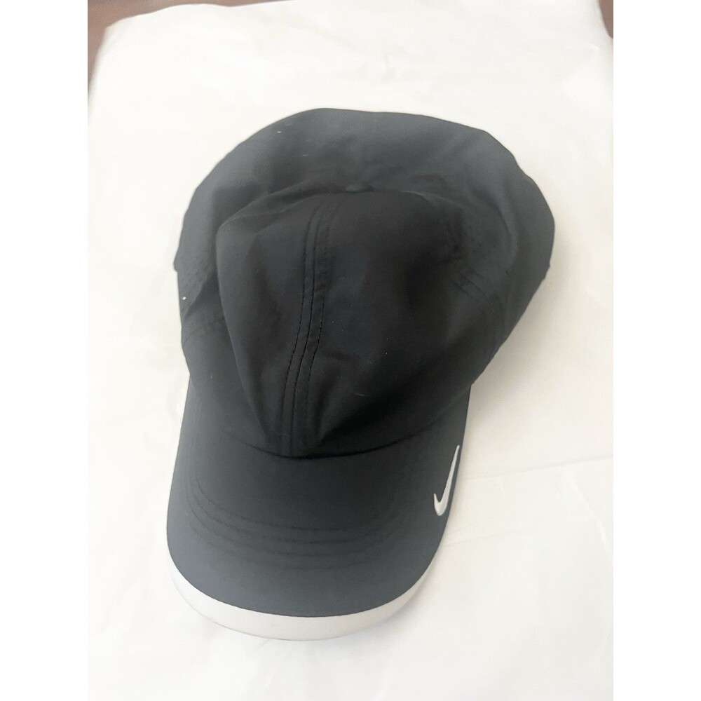 Nike Heritage 86 Storm Fit Hat Adult Unisex Black Running Cap EUC Excellent
